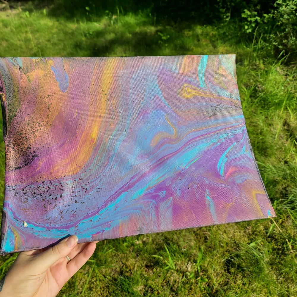 Oil spill painting